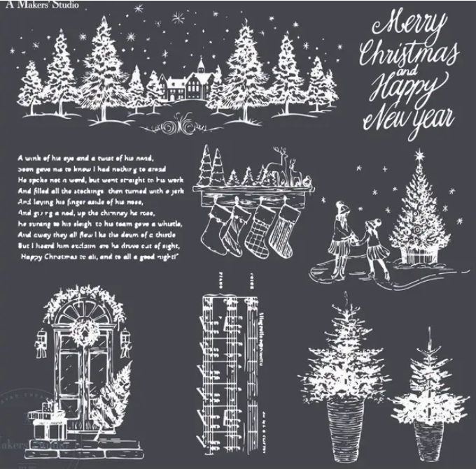 AMS - Christmas Story - Mesh Stencil