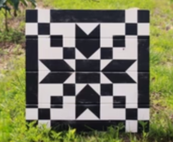Muddaritaville Stencil: Stepping Stones Barn Quilt Stencil: B005S