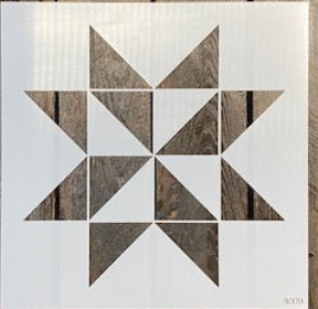 Funky Junk Snowflake Star Barn Quilt