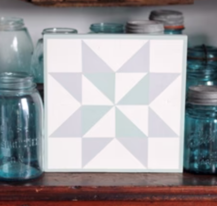Funky Junk Snowflake Star Barn Quilt