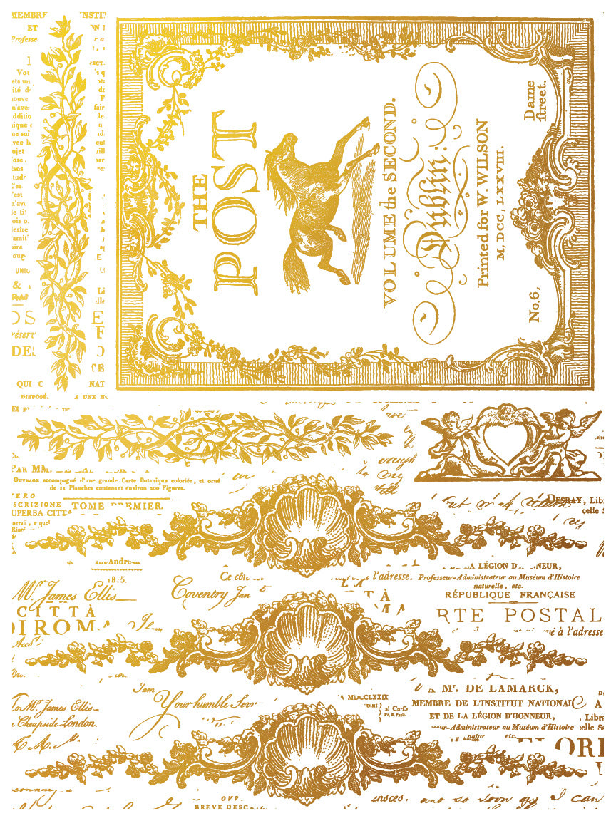 Iron Orchid Designs Foil Transfer - Etiquettes