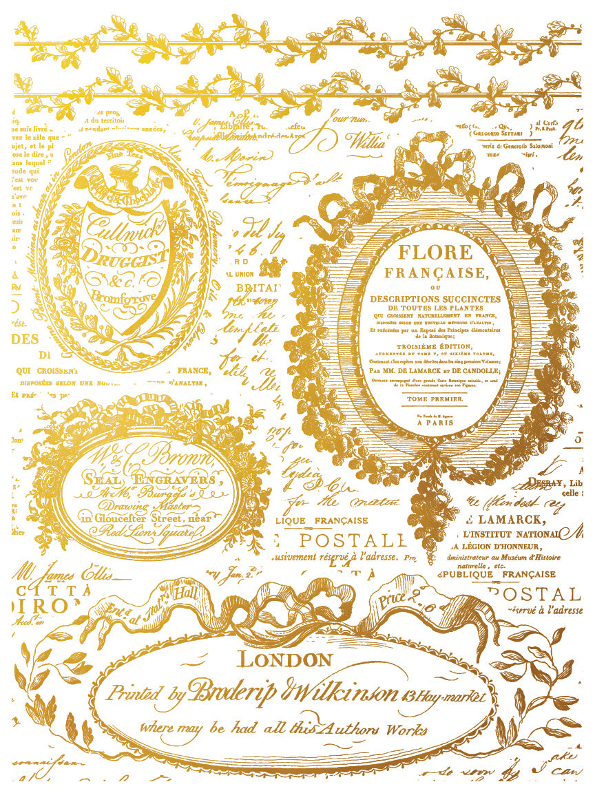 Iron Orchid Designs Foil Transfer - Etiquettes