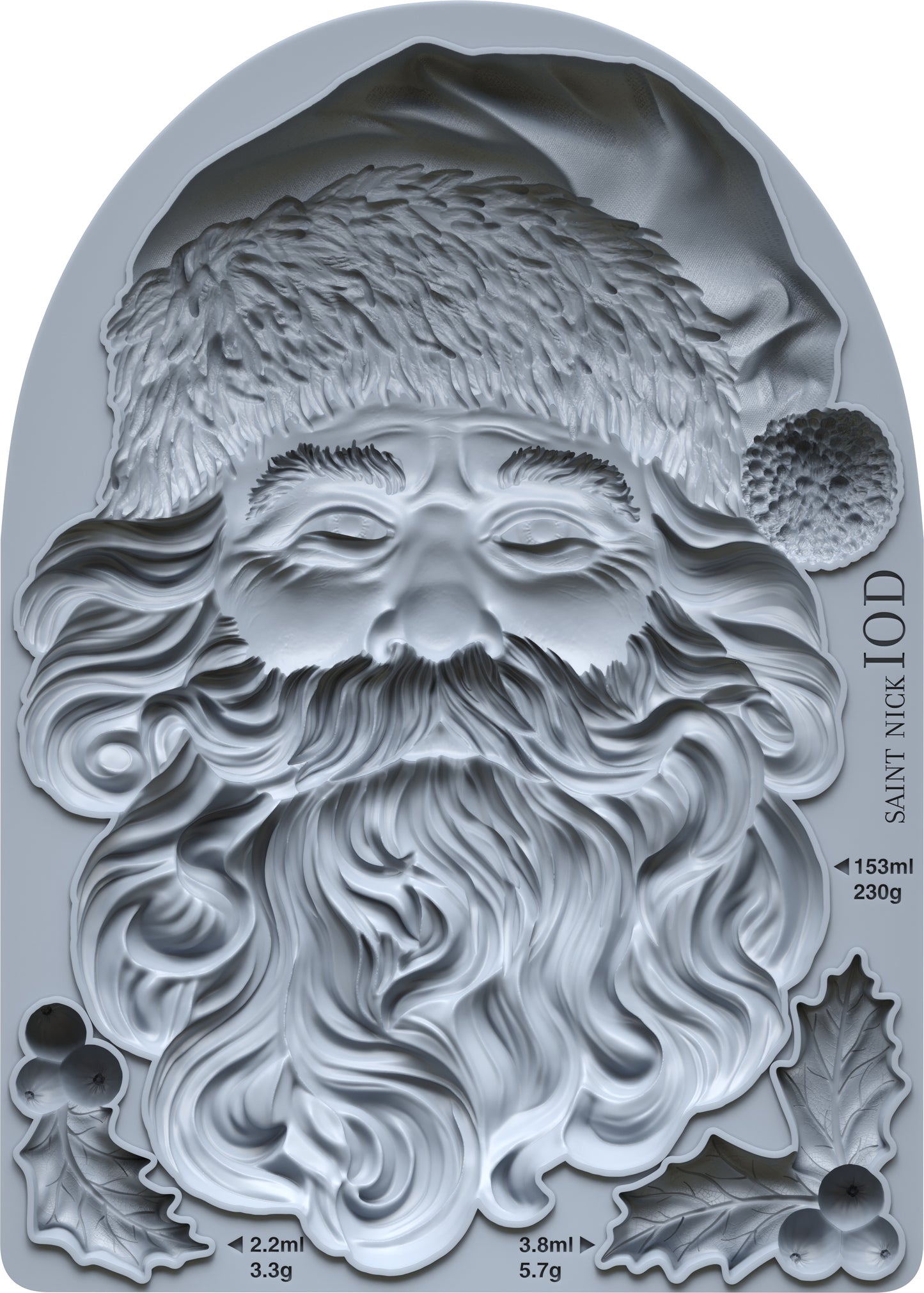 Iron Orchid Designs Saint Nick Mould *New