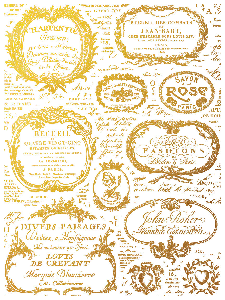 Iron Orchid Designs Foil Transfer - Etiquettes