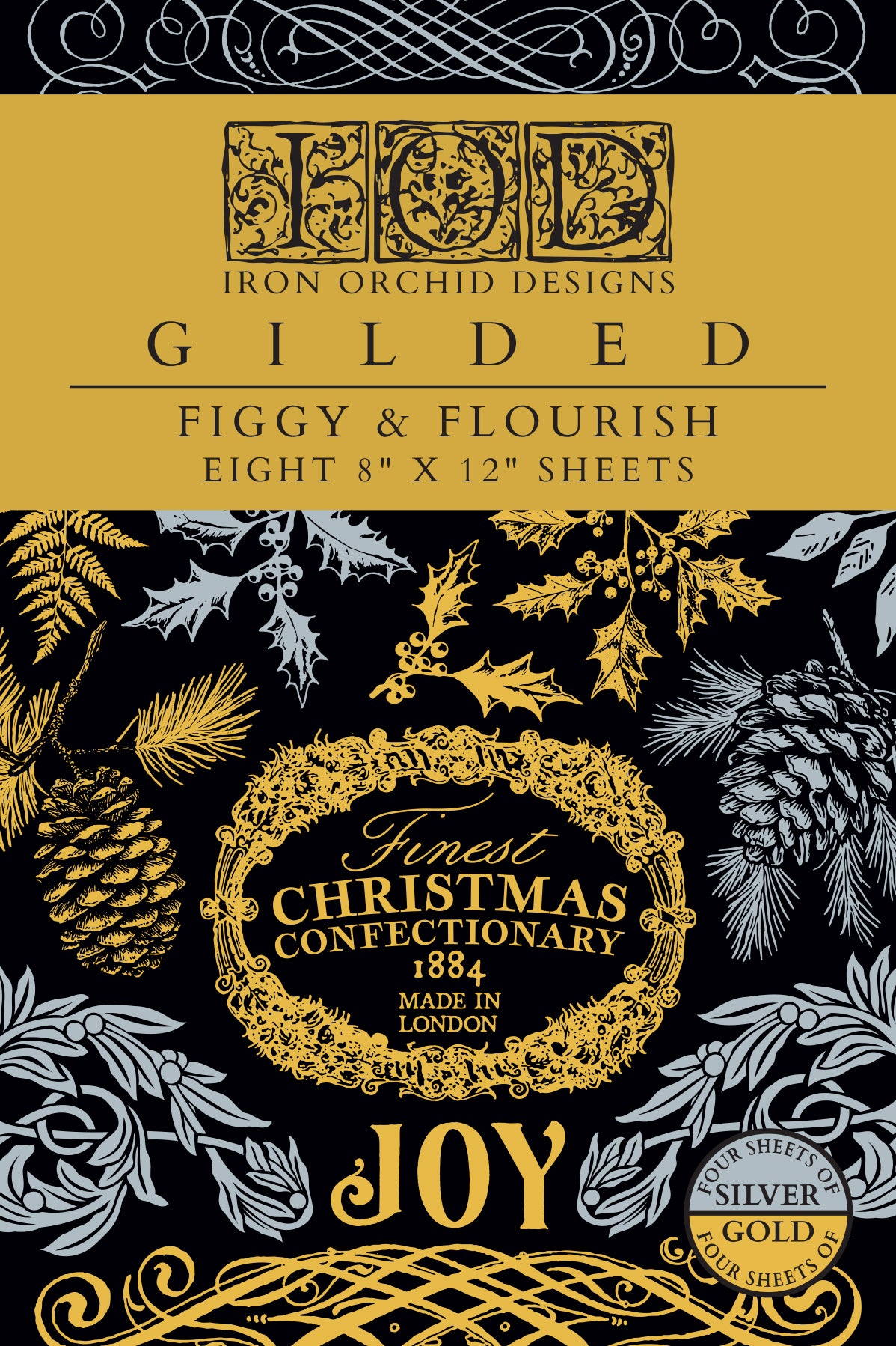 Iron Orchid Designs Figgy & Flourish Foil Transfer *New