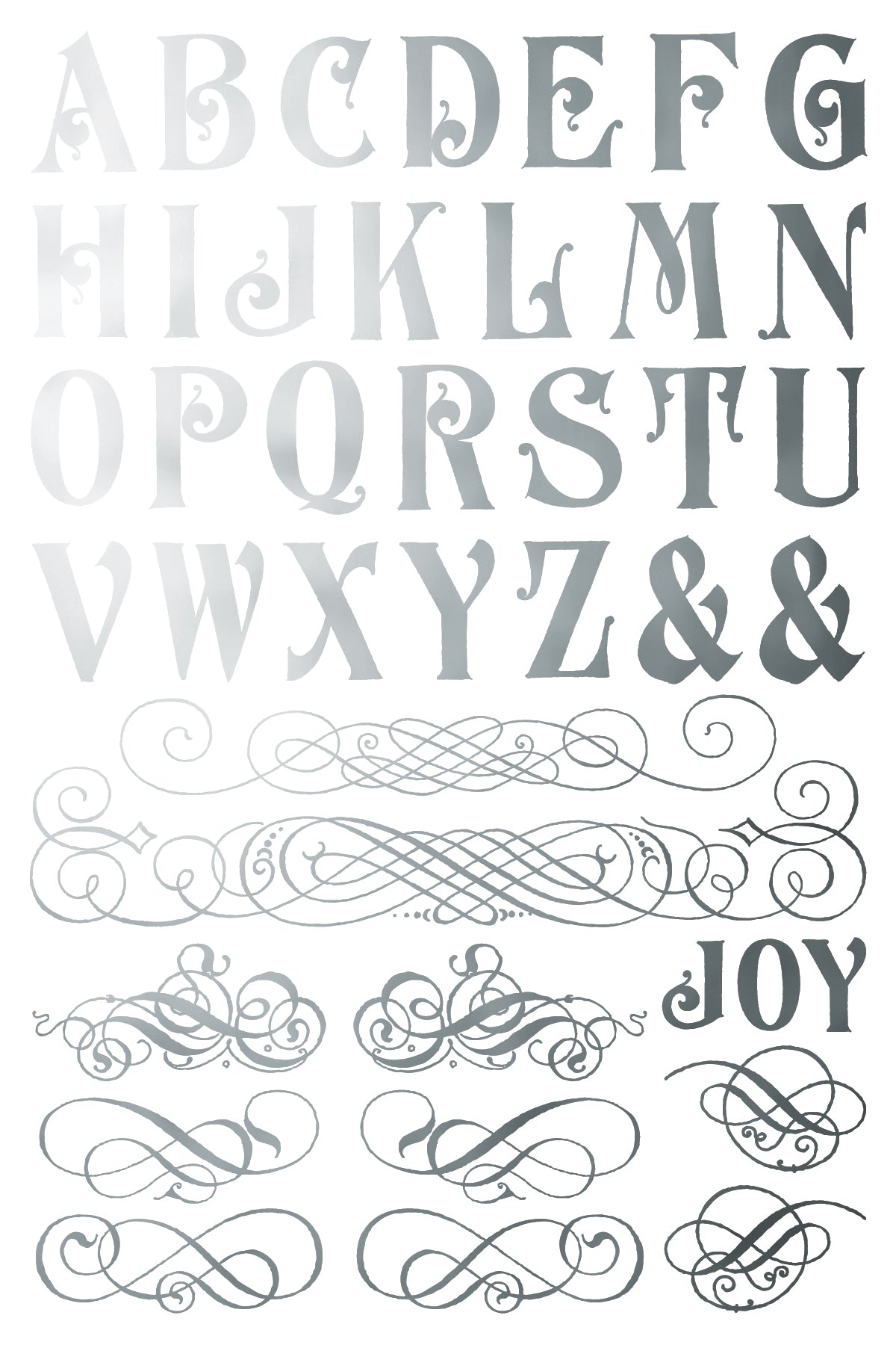 Iron Orchid Designs Figgy & Flourish Foil Transfer *New