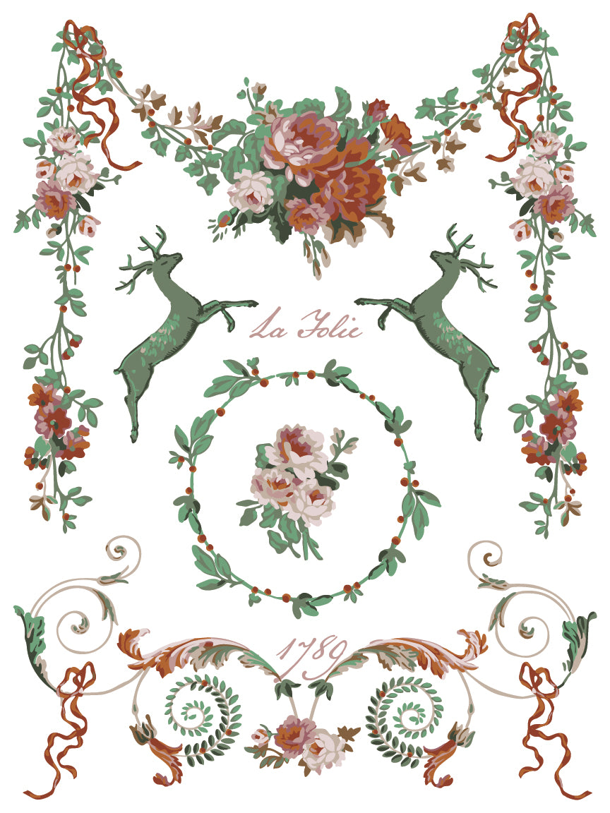 Iron Orchid Designs La Folie Paint Inlay *New