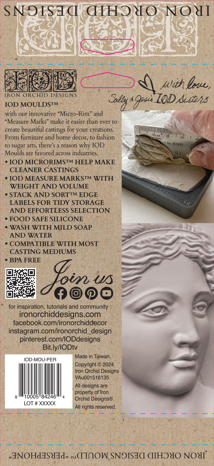 Iron Orchid Designs Persephone Mould