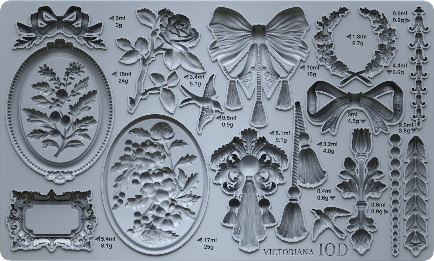 Iron Orchid Designs Victoriana Mould *New