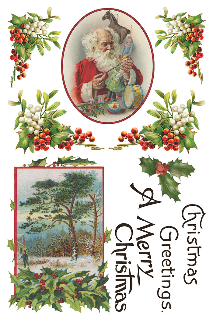 Iron Orchid Designs Christmas Joy8" x 12" Transfer Pad *New