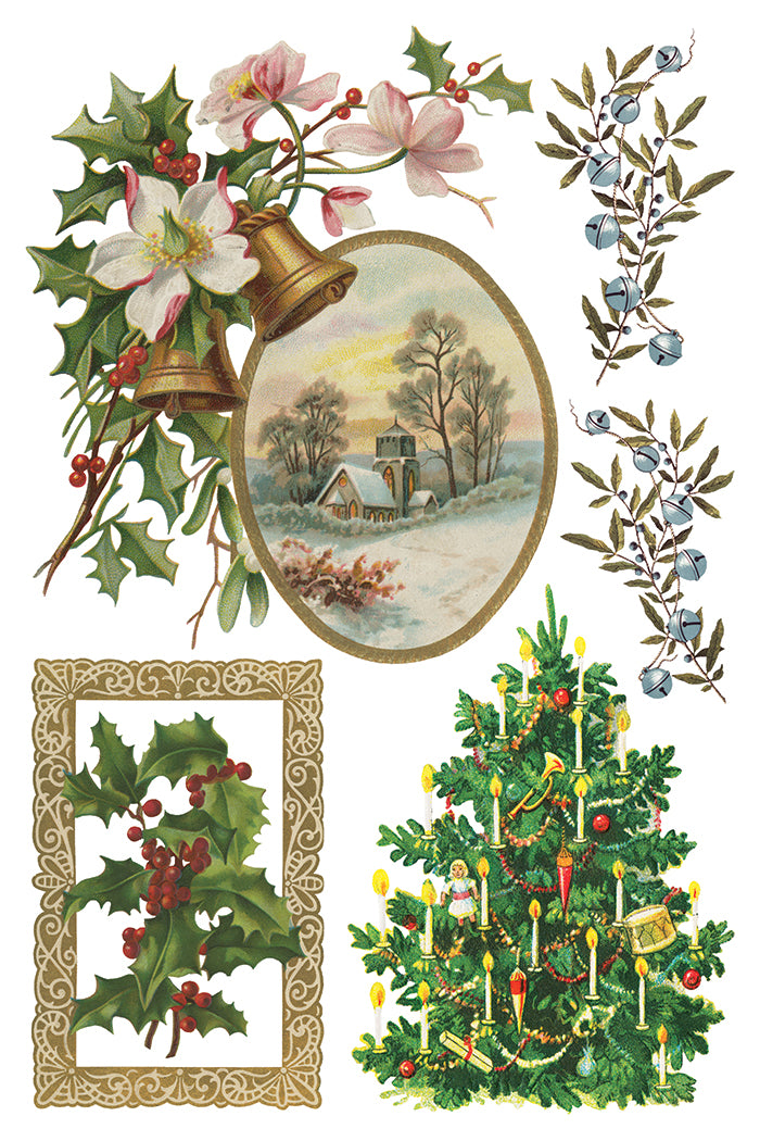 Iron Orchid Designs Christmas Joy8" x 12" Transfer Pad *New