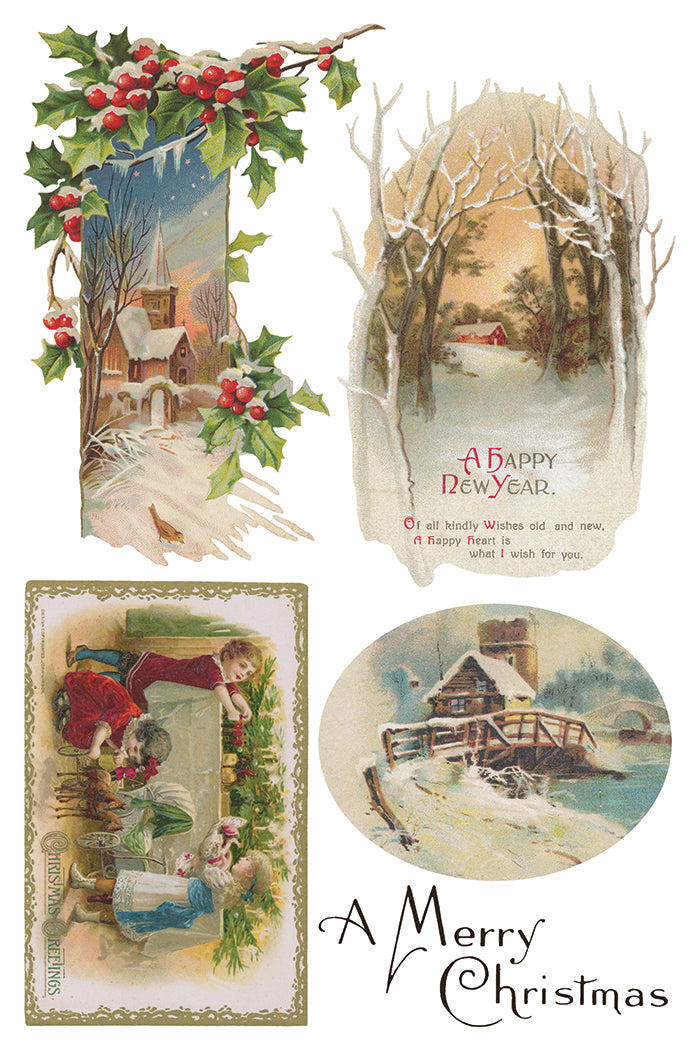 Iron Orchid Designs Christmas Joy8" x 12" Transfer Pad *New