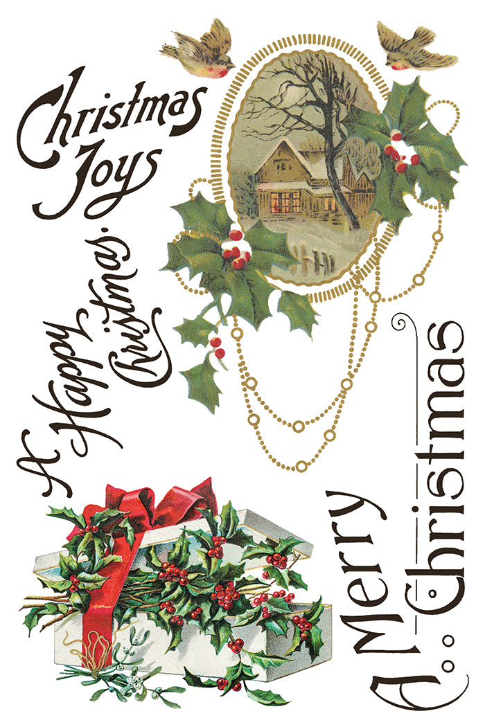 Iron Orchid Designs Christmas Joy8" x 12" Transfer Pad *New
