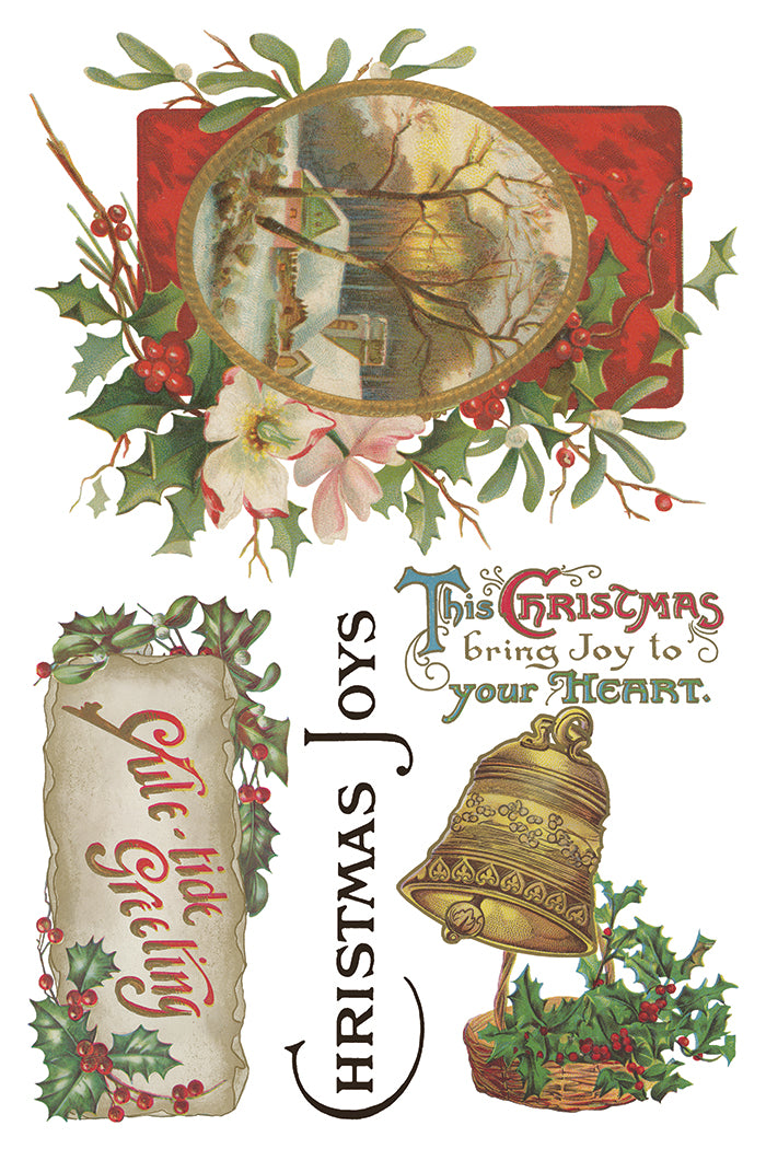 Iron Orchid Designs Christmas Joy8" x 12" Transfer Pad *New