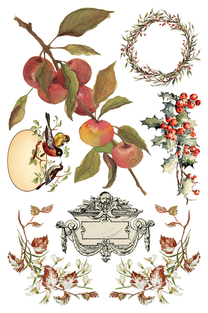 Iron Orchid Designs Santa's Hollow 8" x 12" Transfer Pad *New