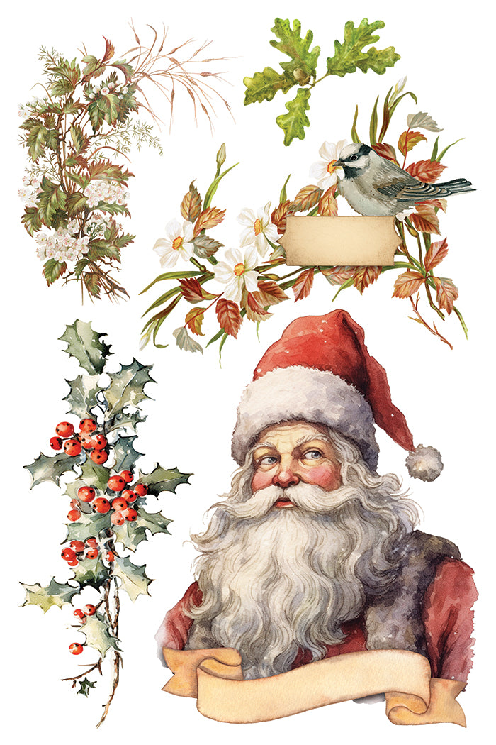 Iron Orchid Designs Santa's Hollow 8" x 12" Transfer Pad *New