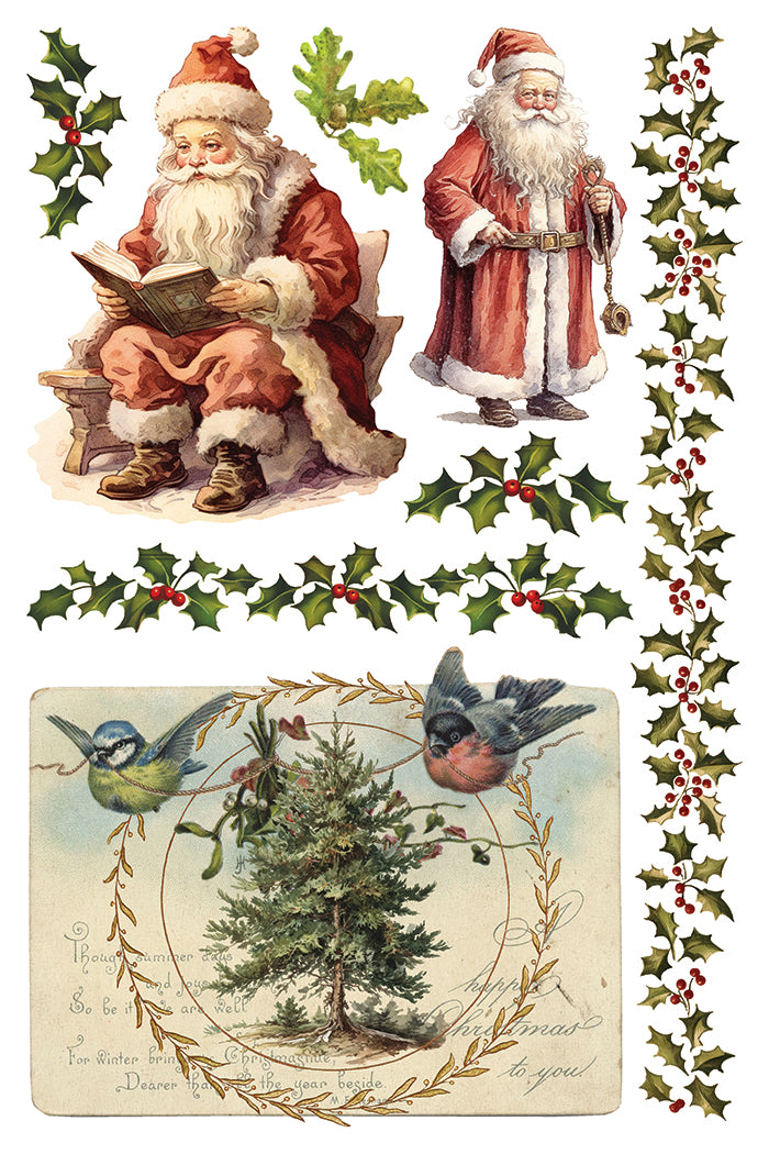 Iron Orchid Designs Santa's Hollow 8" x 12" Transfer Pad *New