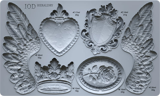 Iron Orchid Designs Heraldry Mould *New