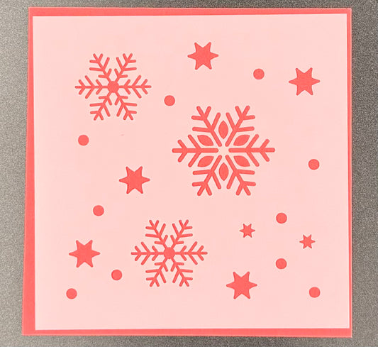 Muddaritaville Stencil: Snowflakes and Stars