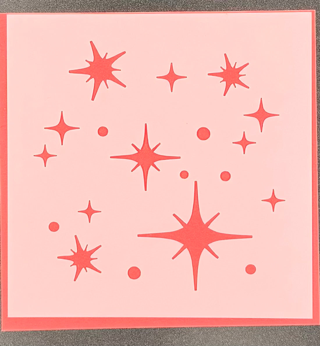 Muddaritaville Stencil: Snowflakes and Stars