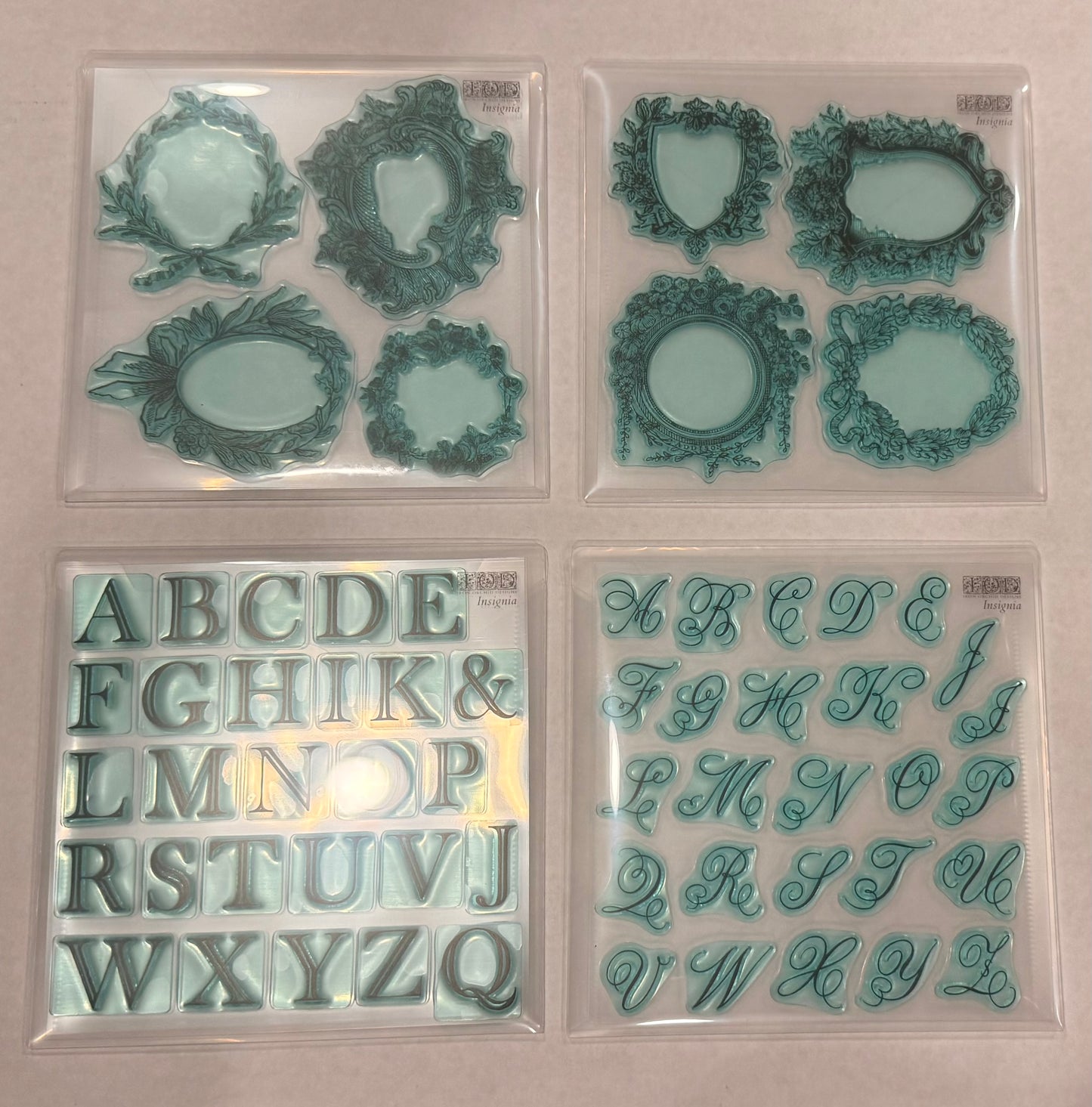 Iron Orchid Designs Insignia Box Stamp Set