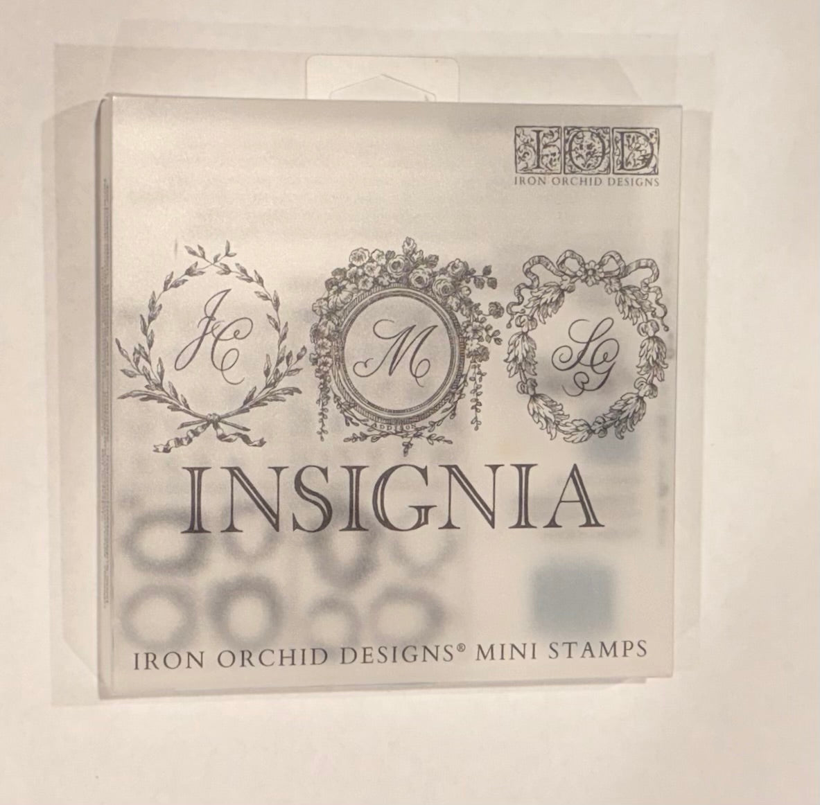 Iron Orchid Designs Insignia Box Stamp Set