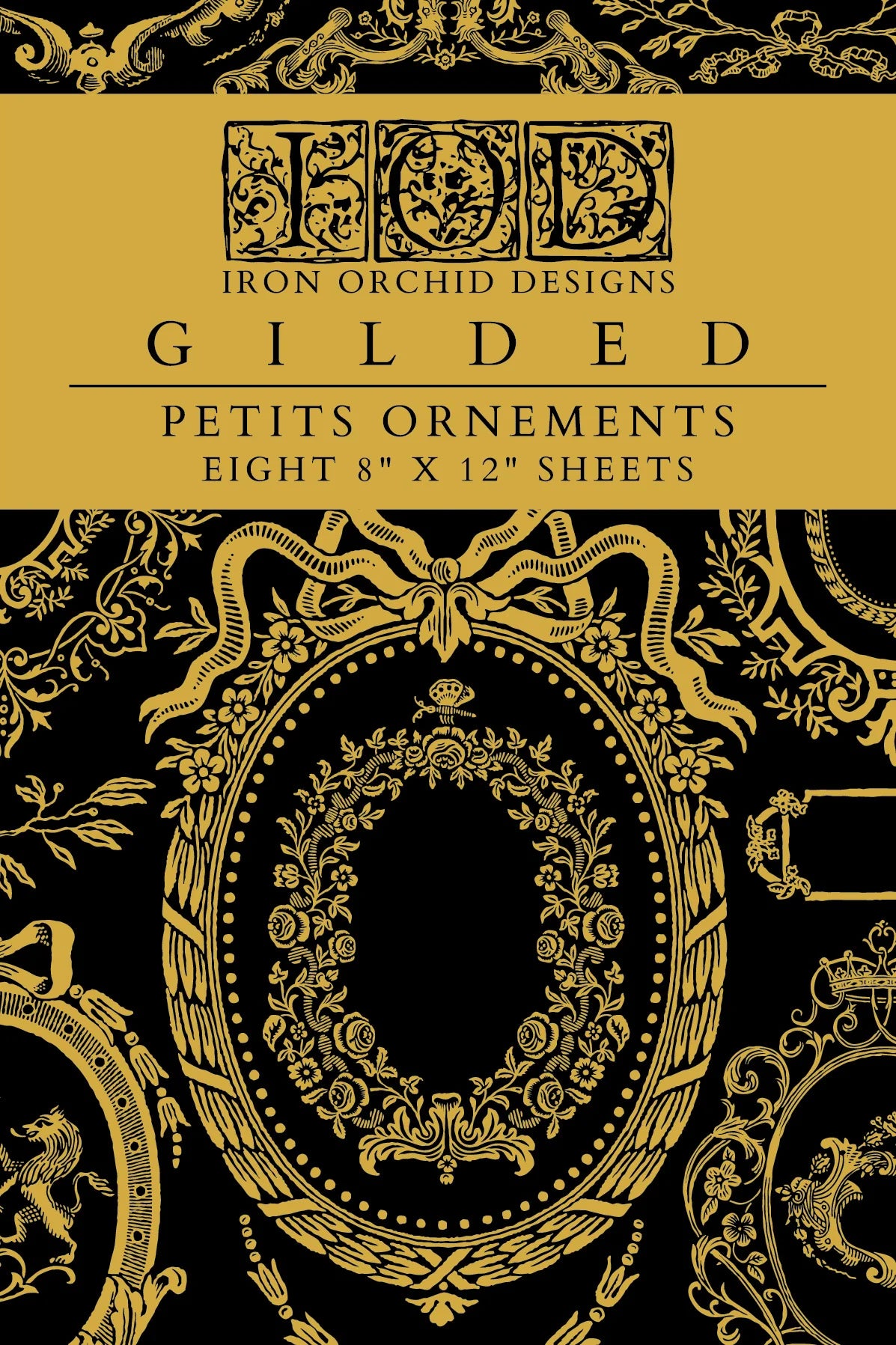 Iron Orchid Designs Petits Ornements Foil Transfer