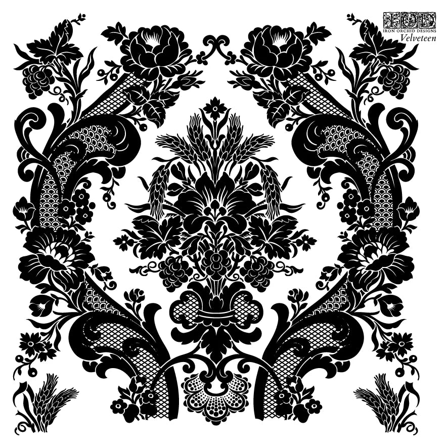 Iron Orchid Designs Velveteen Box Stamp Set