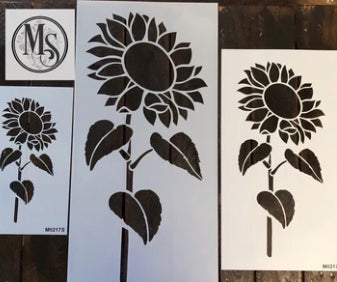 Muddaritaville Stencil: Fall Sunflower