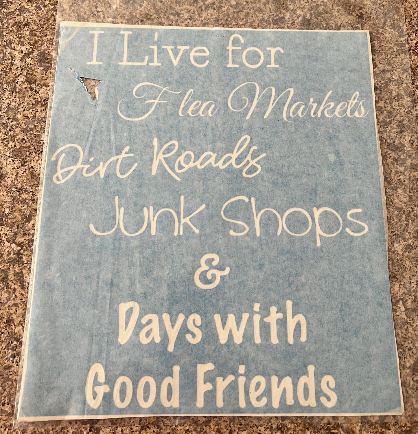One-Time Use Stencils - 16 Options - Large (approx. 12" x 12") *Closeout Price*