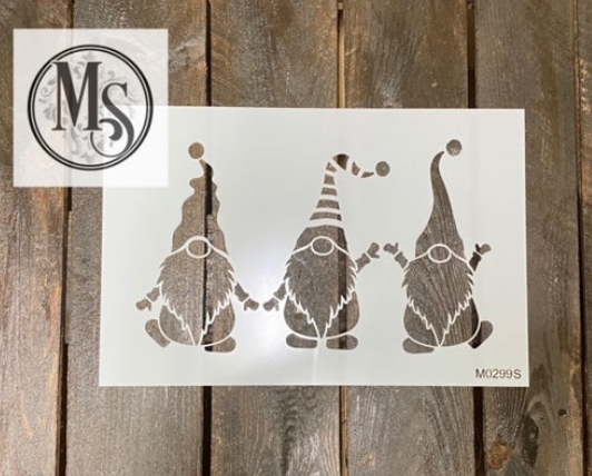 Muddaritaville Stencil: Gnomes