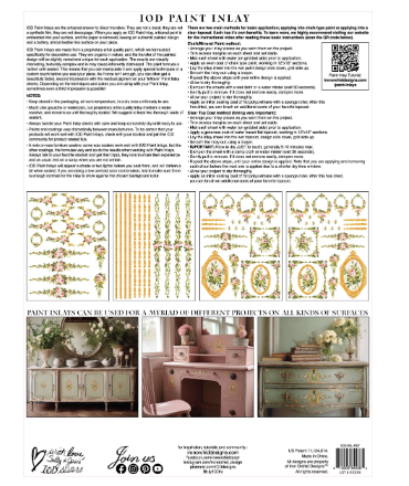 Iron Orchid Designs Petite Fleur Pink Inlay *Limited Supply