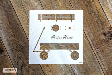 Muddaritaville Stencil by Funky Junk: Vintage Wagon