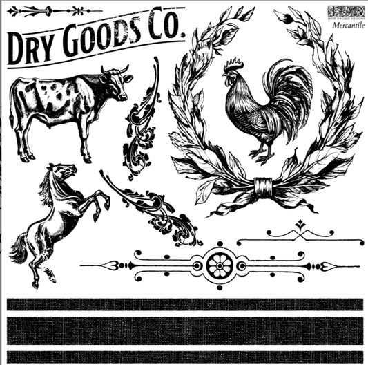 Iron Orchid Designs Mercantile Stamp