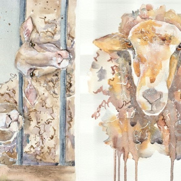Roycycled Sheep Decoupage Paper