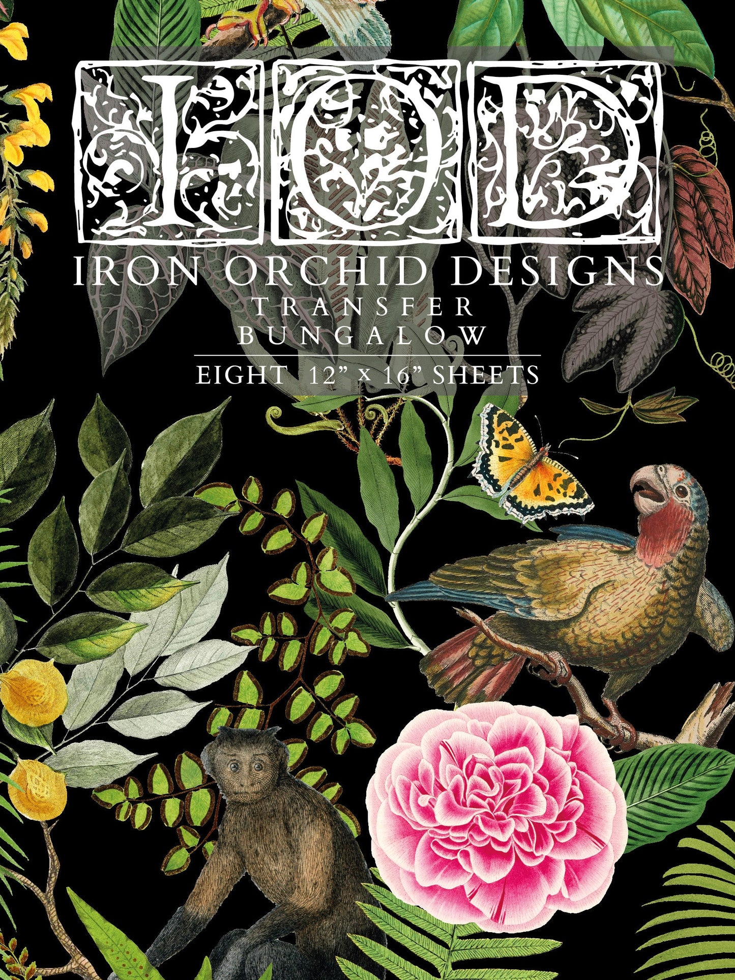 Iron Orchid Designs Bungalow Transfer Pad (8 sheets)