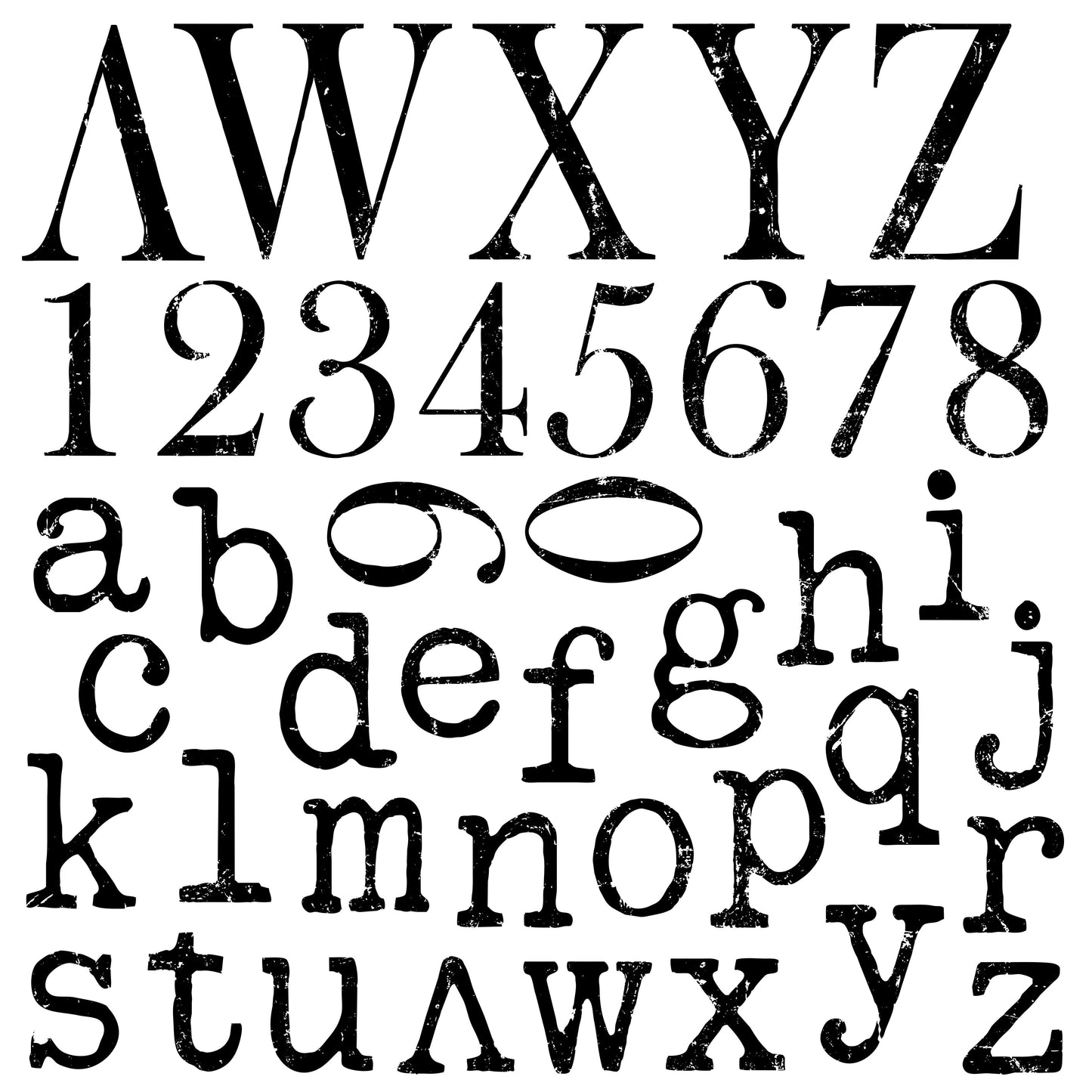 Iron Orchid Designs Typesetting Stamp