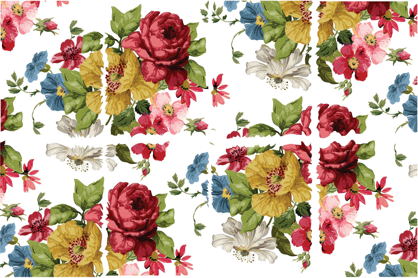 Iron Orchid Designs Wall Flower Transfer Pad (8 sheets)
