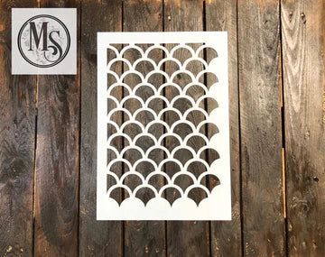 Muddaritaville Stencil:  Mermaid - Small: M0268S