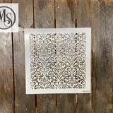 Muddaritaville Stencil: Detailed Damask - 3 variations