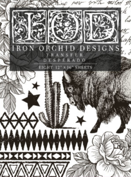 Iron Orchid Designs Desperado Transfer Pad *Limited Supply (8 sheets)