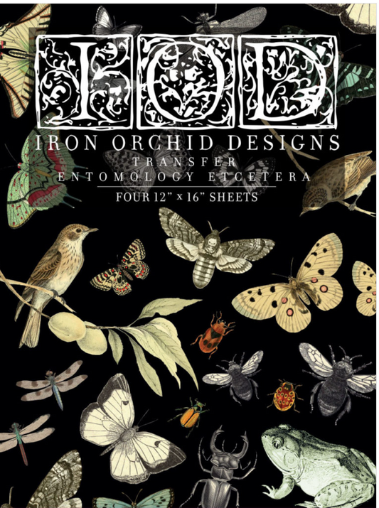 Iron Orchid Designs Entomology 12" x 16" Transfer Pad (4 sheets)