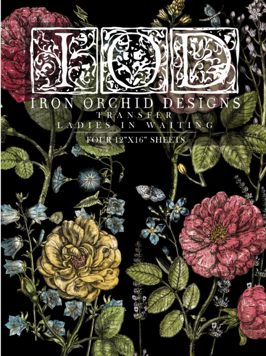 Iron Orchid Designs Ladies in Waiting 12" x 16" Transfer Pad *Limited Supply (4 sheets)