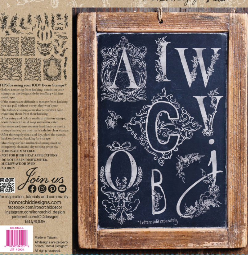 Iron Orchid Designs Alphabellies Stamp