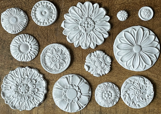 Iron Orchid Designs Rosettes Mould