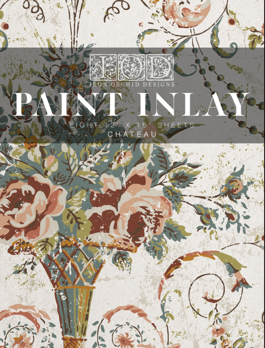 Iron Orchid Designs Chateau Paint Inlay 12" x 16" pad *Limited Supply*