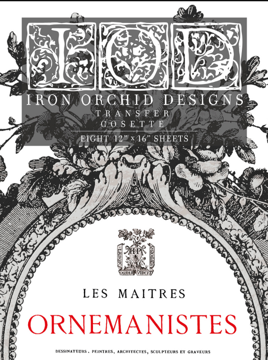 Iron Orchid Designs Cosette IOD Transfer Pad (8 sheets)