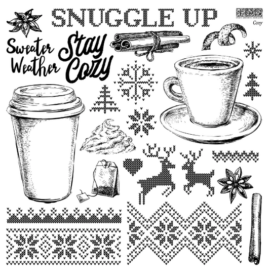 Iron Orchid Designs Cozy Stamp Set (Retired)