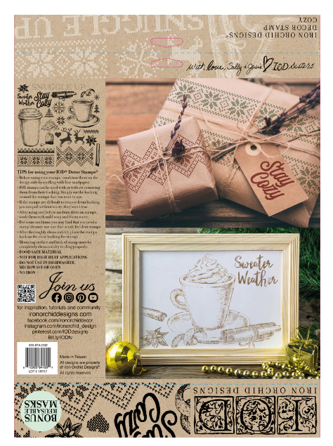 Iron Orchid Designs Cozy Stamp Set (Retired)