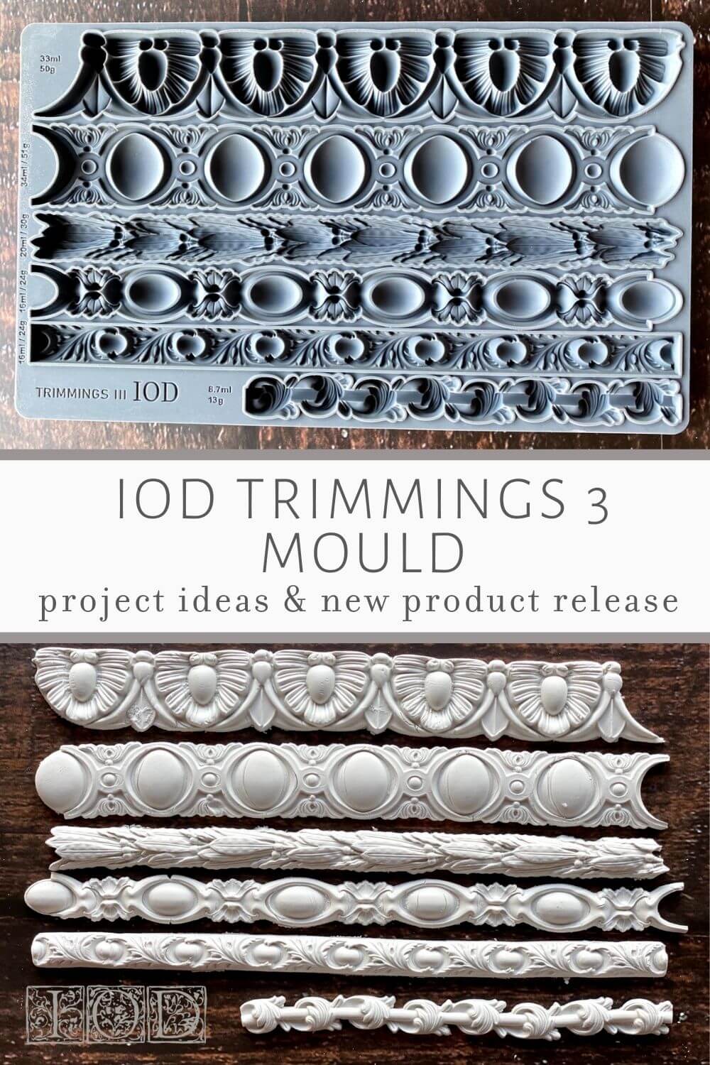 Iron Orchid Designs Trimmings III Mould